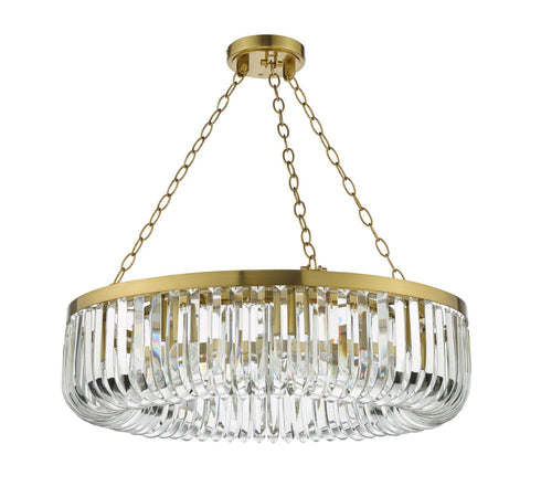 Signature 8 Light Gold Pendant